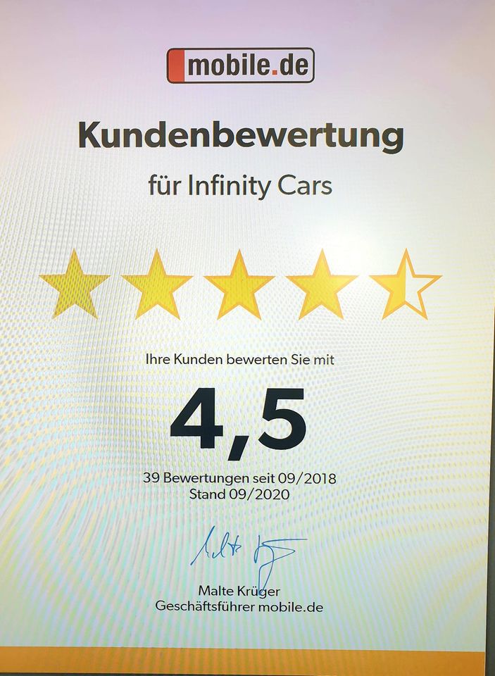 Infinity Cars bei mobile.de